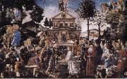 Sandro Botticelli The temptation of Christ painting
